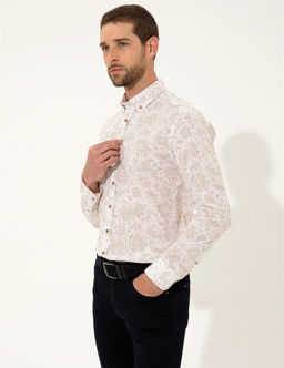 A__k Kahverengi Slim Fit Uzun Kollu G_mlek - Pierre cardin фото 4