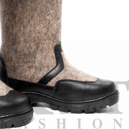 ВИДЕООБЗОР Сапоги мужские войлочные Мансур, на липучках, литая подошва - Мирунт фото 2