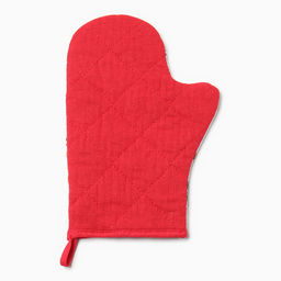 Варежка-прихватка Доляна Грибы 20х28 см, 35% хл, 65% пэ, ватин 250 г/м2  фото 3