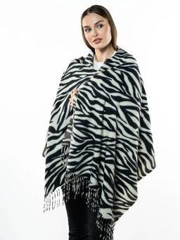 Яркий палантин с анималистичным принтом - Pretty mania фото 2