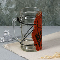 Кружка стеклянная пивная «Фанат», 500мл