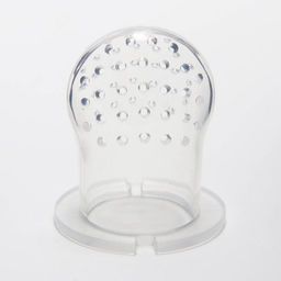 Ниблер для прикорма Крошка Я, с силиконовой сеточкой, ручка-погремушка, цвет зеленый