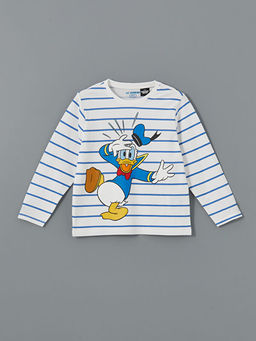 Daffy Duck Bask?l? Erkek ?ocuk Pijama ?st