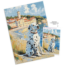 ФРЕЯ Пазл 1000 элемент. PZL-1000/84 Далматинец на море