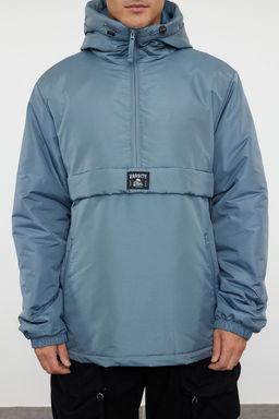 TRENDYOL MAN Mint Regular Fit Kanguru Model K?sl?k Ruzgarl?k Mont TMNAW25MO00014 - Trendyolmilla фото 3