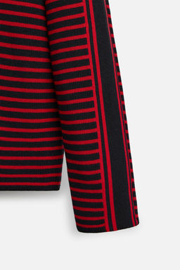 STRIPED KNIT POLO SHIRT - LIMITED EDITION - Zara фото 8