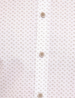 Рубашка приталенного кроя с длинным рукавом цвета хаки - Cacharel фото 4