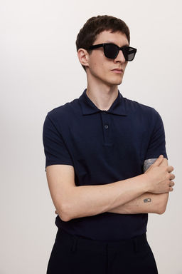 Polo de lyocell Slim Fit - H&m фото 5
