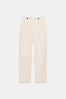CARROT FIT TROUSERS WITH BUTTON WAIST - Zara фото 7