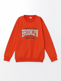 Bisiklet Yaka Erkek ?ocuk Sweatshirt