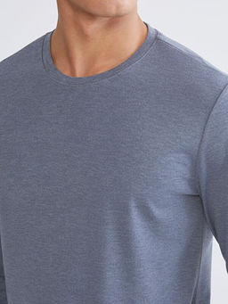 Bisiklet Yaka Uzun Kollu Erkek Ti??rt