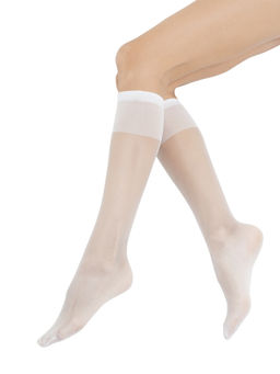 gamb. Elastic 20 Lycra (180/18) гольфы (2 пары)*** - bianco