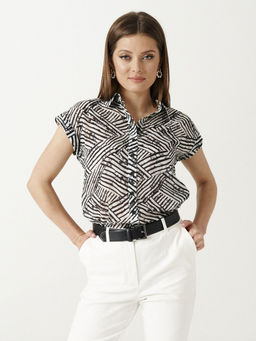 Блуза Ketty 16440 черно-белый - Элль стиль фото 4