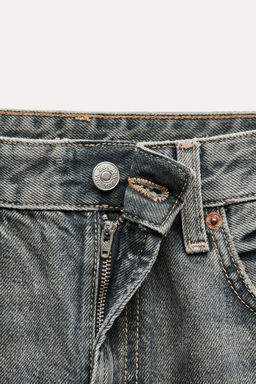 TRF WIDE-LEG MID-WAIST JEANS - Zara фото 37