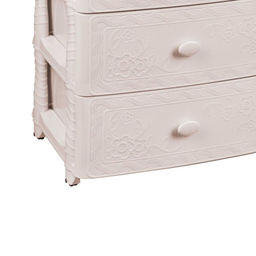 Комод широкий "Флоран" 4-х секционный сл.кость М6838