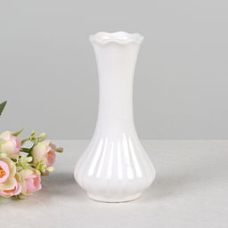 Ваза 18 см / 3165W /уп 6/48/белая - Галеонтрейд фото 2