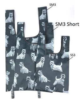 Мод.3,Майка Принт (SM3Short) Средняя с кармашком. Скотч-терьер 1 шт