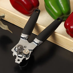 Нож консервный Доляна «Элим», 20 см, чёрный