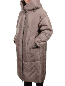 118 LILAC/BEIGE Пальто зимнее женское (холлофайбер 200 гр.)