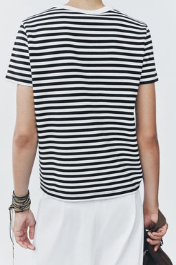 SHORT SLEEVE INTERLOCK T-SHIRT - Zara фото 53