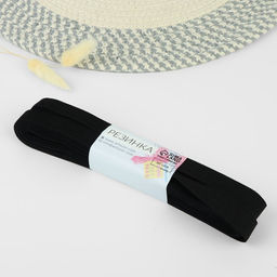 Цена за 2 шт. Резинка вязаная, 15 мм, 10±0.5 м, чёрная