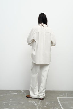 OVERSHIRT WITH CONTRAST TOPSTITCHING - Zara фото 3