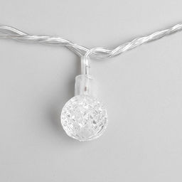 Гирлянда Нить 5 м с насадками Мини фонарик, IP20, прозрачная нить, 20 LED, свечение мульти (RG/RB), мигание, 220 В - Luazon lighting фото 3