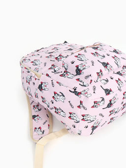 Набор: рюкзак школьный и пенал, с карманами, с принтом, размер 29?12?41 см, розовый