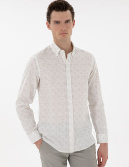 Haki Slim Fit Uzun Kollu G_mlek