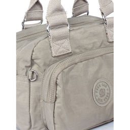 Сумка женская текстиль BoBo-91027, 2отд, плечевой ремень, серый 266008  фото 4