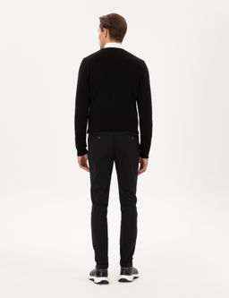 Siyah Slim Fit Kanvas Pantolon - Pierre cardin фото 4