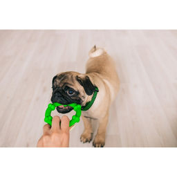 Кольцо рельефное из термопластичной резины, не тонет, 9,5 см, оранжевое - Пижон фото 4