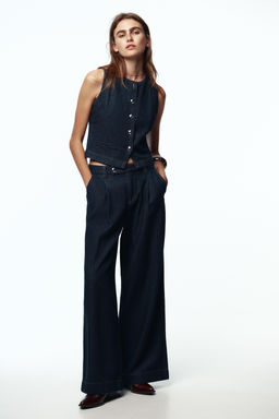 Z1975 WIDE-LEG MID-WAIST JEANS - Zara фото 13