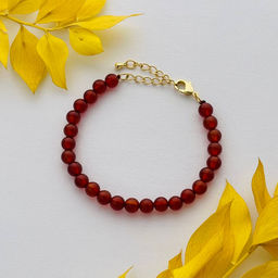 Браслет из Сердолика 19 см +