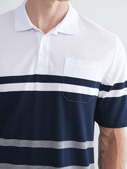 Polo Yaka ?izgili Pike Erkek Ti??rt