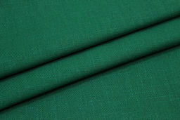 Мерный лоскут - Конопля с хлопком-диагональ цв.Зеленый изумрудный, СОРТ2, ш.1.39м, конопля-80%, хл. - Купава фото 2