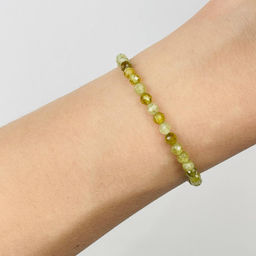 Браслет из Граната Гроссуляр 17,5 см + - Радуга самоцветов фото 2