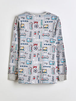 Bisiklet Yaka Erkek ?ocuk Pijama Tak?m?