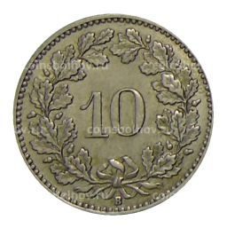 10 раппенов 1920 года Швейцария