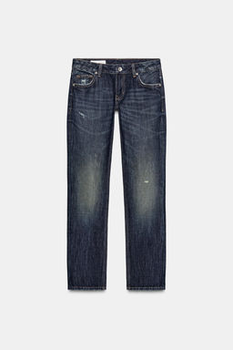 TRF LOW-RISE STRAIGHT JEANS - Zara фото 7