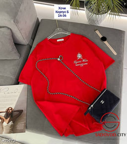 Футболка женская однотонная