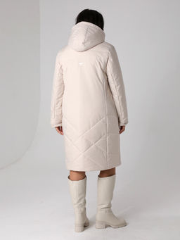 24418 Пальто серо-голубой - Dizzyway фото 10