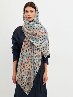 Палантин с рисунком