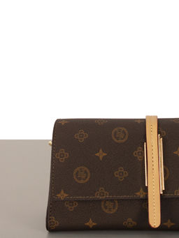 LАСCOMA сумка АС130-фигурки-кофе-рыжий эко кожа-канва - Laccoma фото 3