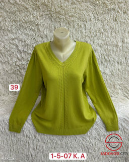 Свитер женский с v-вырезом - Bruno фото 5