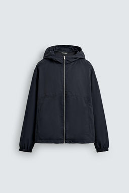 LIGHTWEIGHT TECHNICAL HOODED JACKET - Zara фото 7