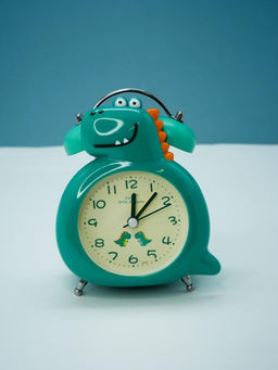 Часы-будильник Dino, dark green