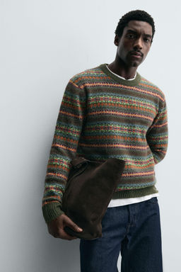 GEOMETRIC JACQUARD JUMPER