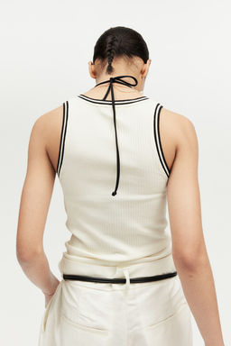 Top sin mangas en canale - H&m фото 5