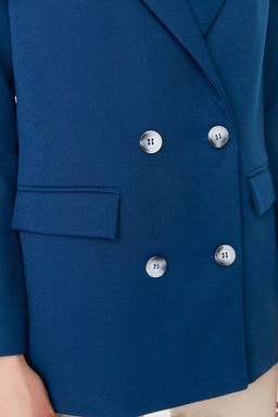 TRENDYOLMILLA Antrasit Regular Astarl? Dugme Detayl? Dokuma Blazer Ceket TWOAW21CE0264 фото 28